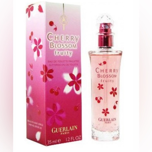 Guerlain CHERRY BLOSSOM Gliterring EDT 1.2oz or 35ml BNIB Sealed Rare Limited